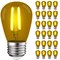 Luxrite S14 LED Edison Yellow Light Bulbs 0.5W Colored Bulb for String Lights E26 Base, 24PK LR21735-24PK - alternate 1